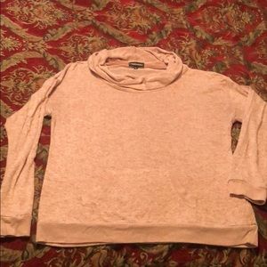 Pink cowl neck sweater